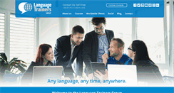 Desktop Screenshot of languagetrainersgroup.com